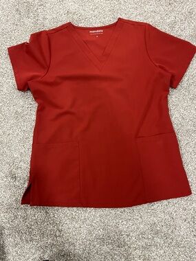 Mandala V-Neck Scrub Top